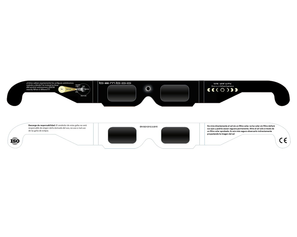 Gafas eclipse homologadas (10 ud)